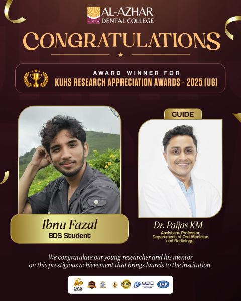 KUHS appreciation award 2025