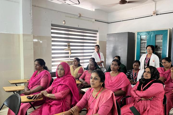 Oral cancer awareness class