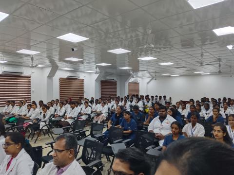 Students and staff attending the program