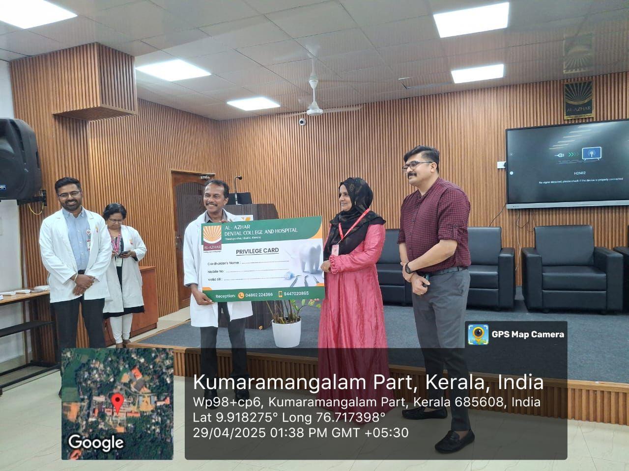 Privilege card distribution 