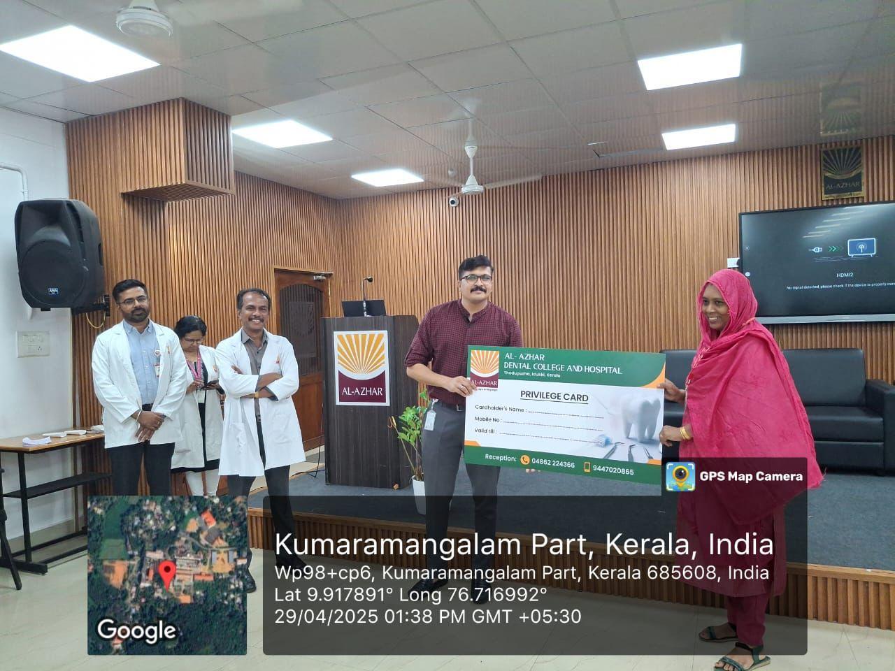 Privilege card distribution 
