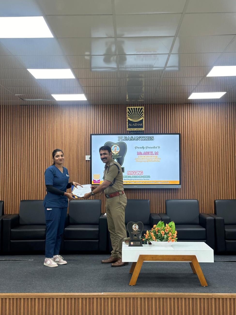 Anti ragging awareness session