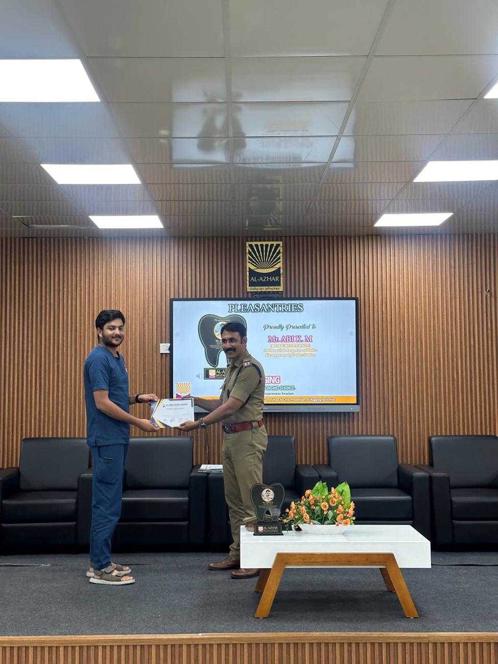 Anti ragging awareness session