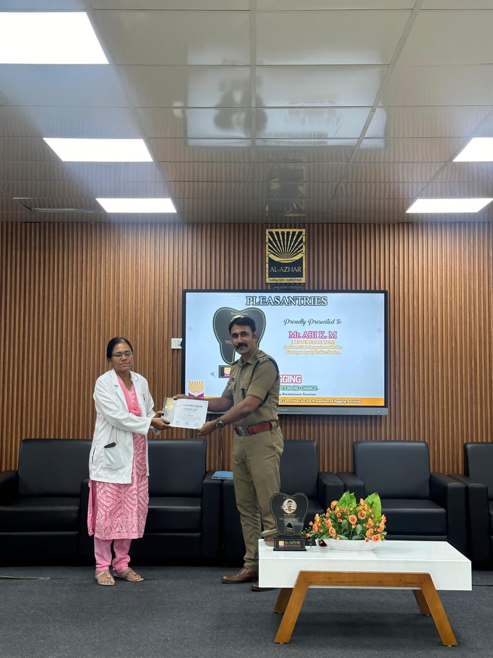 Anti ragging awareness session