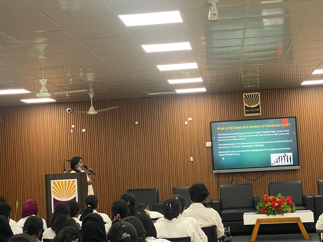 Sensitization session on Reproductive Health 